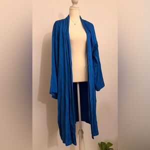 Elegant Blue Women's Robe